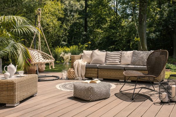 Deck Chair Assembly in Auburn