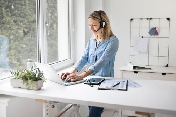 Standing Desk Assembly in Auburn